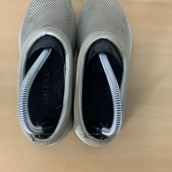 MERRELL MOC PRIMO VENT SILVER MIST WOMENS SIZE 7, SLIP ON SHOES - Picture 8 of 10